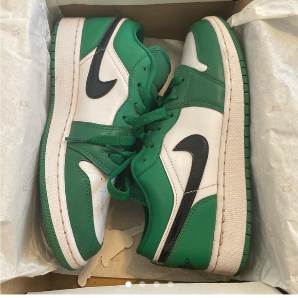 Pine green Jordan 1 low top 6.5Y - Picture 1 of 4